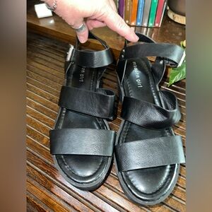 Madden‎ Girl Strappy Black Sandals Y2K 7.5